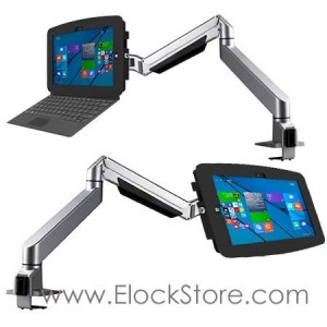 Coque antivol surface Pro 4 et Bras telescopique - Kiosk space Reach Arm � Maclocks 660REACH530GEB ElockStore REF00479