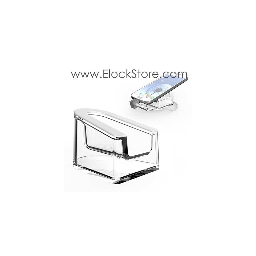 Support  Smartphone Table Apple Store - Socle Plexyglas phablette et Smartphone - Neolock B5702 ElockStore REF02002