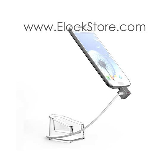 Support  Smartphone Table Apple Store - Socle Plexyglas phablette et Smartphone - Neolock B5702 ElockStore REF02002