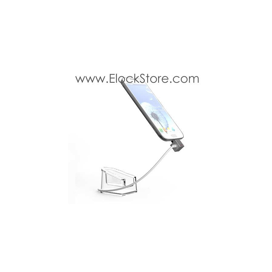 Support  Smartphone Table Apple Store - Socle Plexyglas phablette et Smartphone - Neolock B5702 ElockStore REF02002