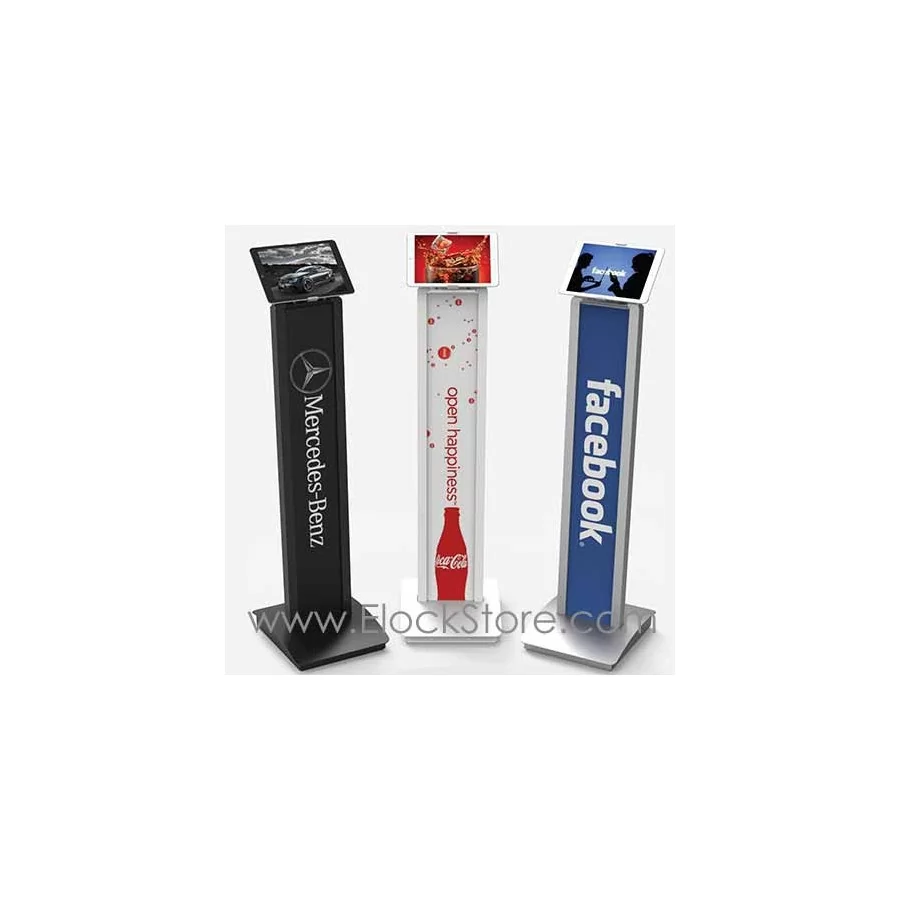 Borne tablette - Pied totem BrandMe Cling - Blanc - Maclocks 140WUCLGVWMW