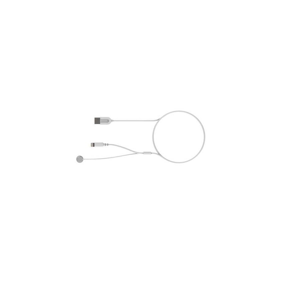 Cable antivol avec mini sensor et alimentation Lightning pour iPhone iPad A6535AW
