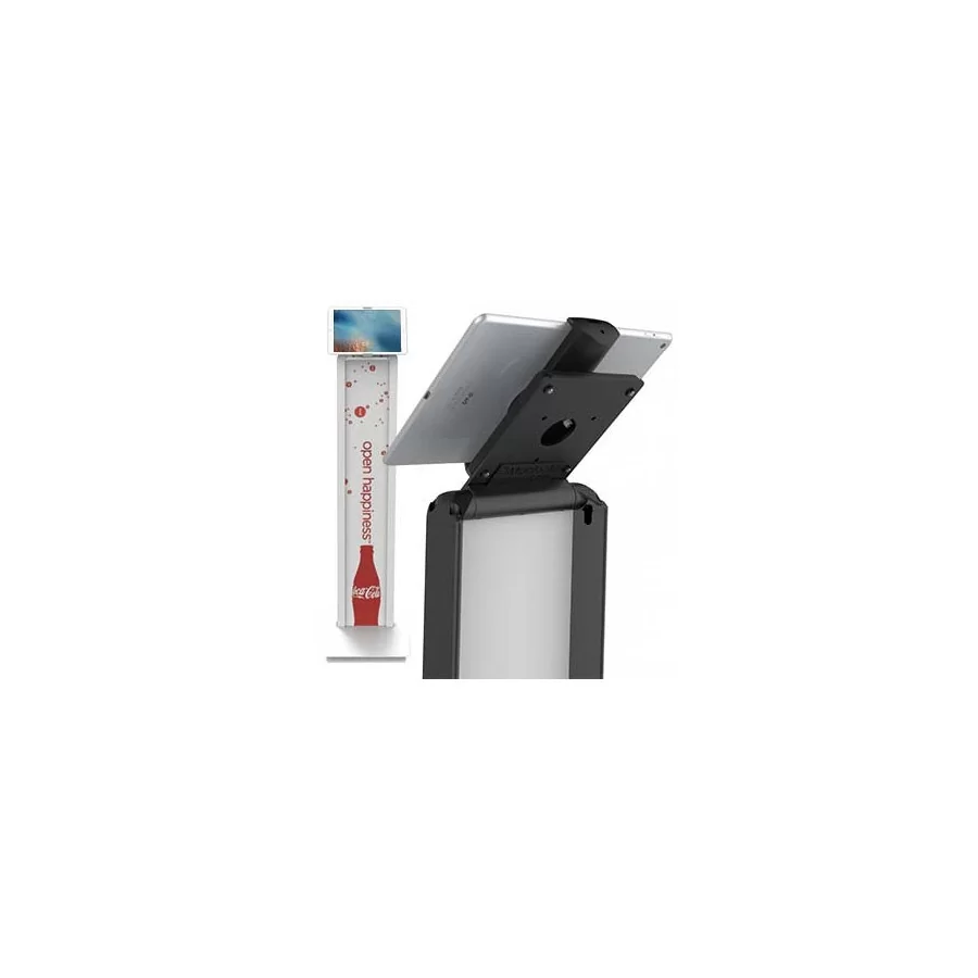 Borne tablette avec pied à personnaliser - Cling BrandMe Compulocks