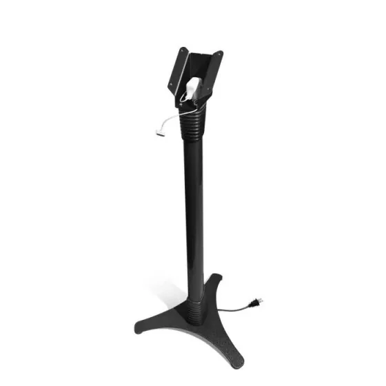 Pied tablette ajustable noir Maclocks 147B