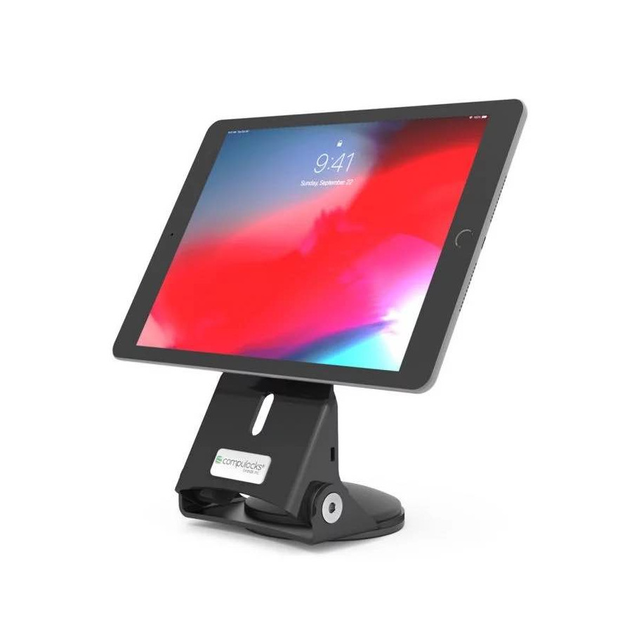 Support grip pour Tablette universel et amovible avec pied rotatif antivol Support grip pour Tablette universel et amovible avec pied rotatif antivol