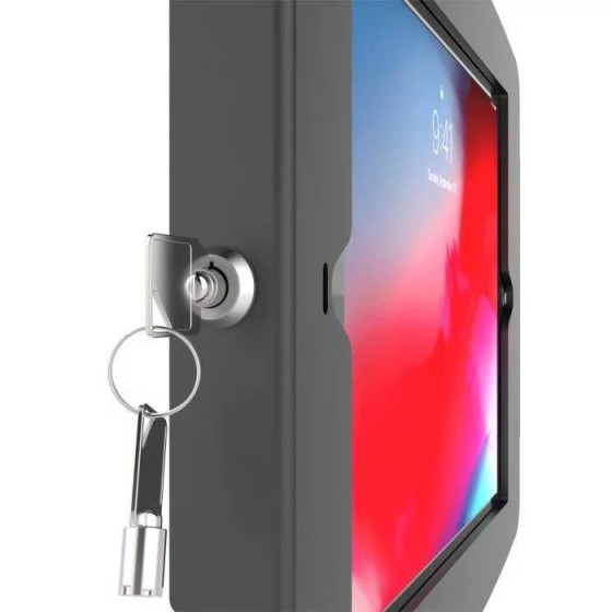 Coque antivol iPad mural aluminium SPACE - Maclocks 224SENB