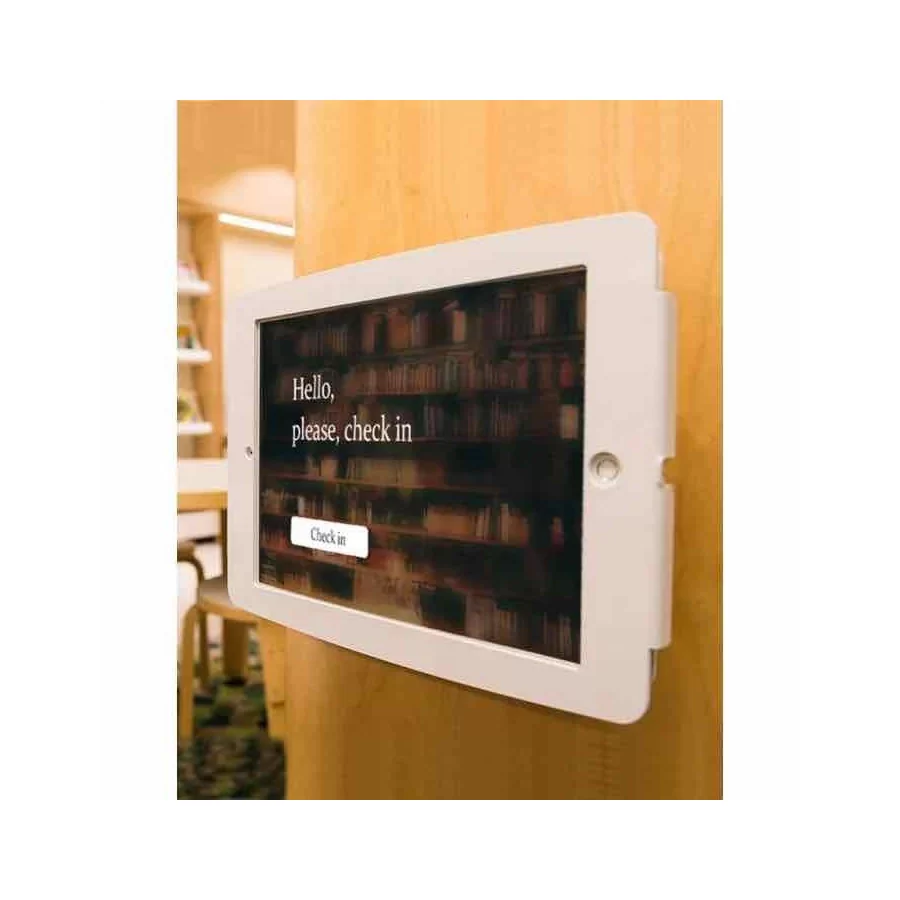 Coque iPad antivol aluminium mural