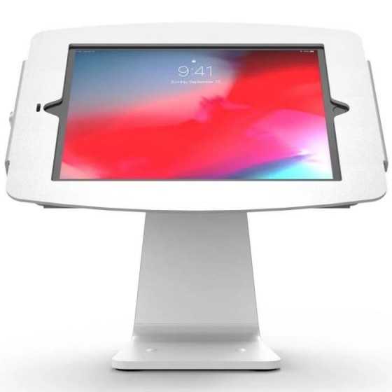 Coque iPad antivol et Pied rotatif 360 blanc