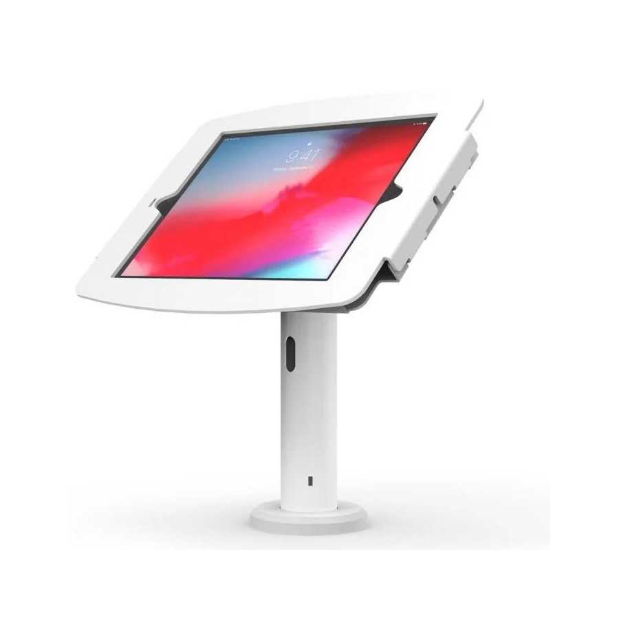 Borne iPad avec pied de table - Space Rise blanc Maclocks
