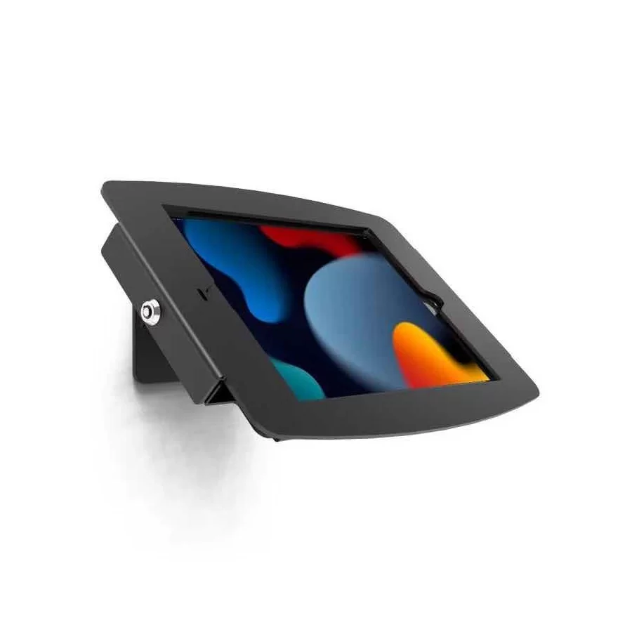 Borne ipad antivol de table ou mural , avec support fixe, Maclocks 101B102IPDSB 101W299PSENW