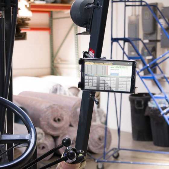 Support Tablette pour Chariot élévateur, Tracteur ou Engin Industriel ARKON FLBKTAB01