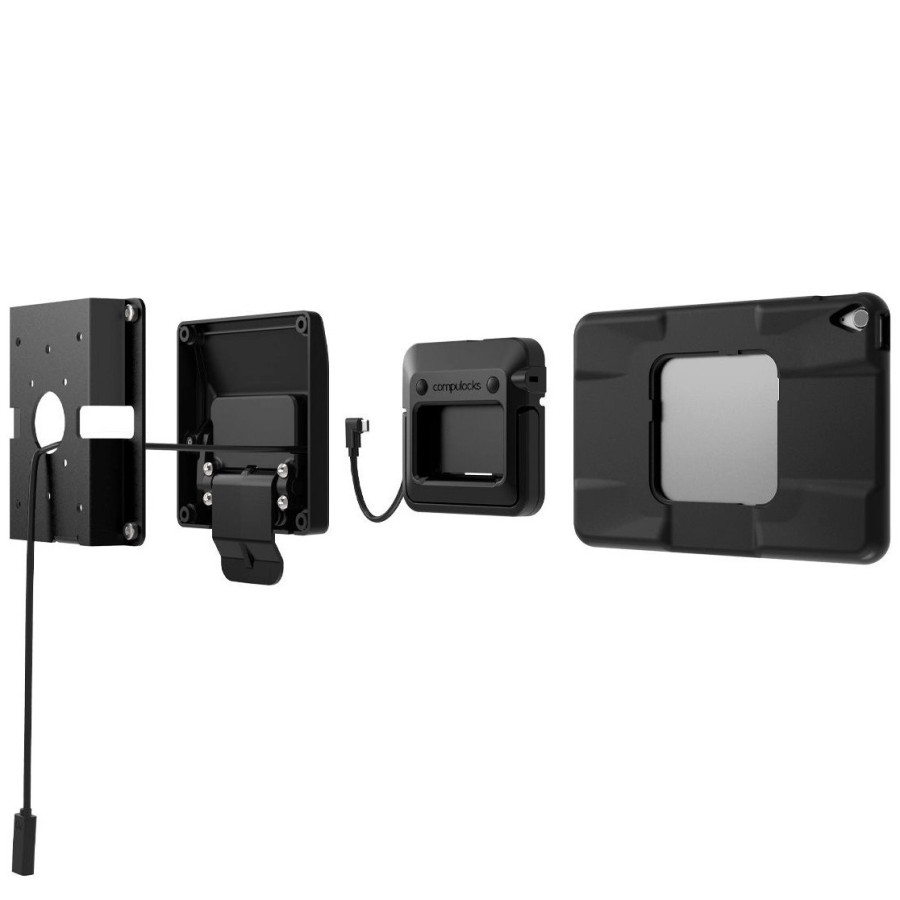 Support iPad Mural Amovible avec Charge sans fil et Transfert de données - Maclocks - PowerMove Wall