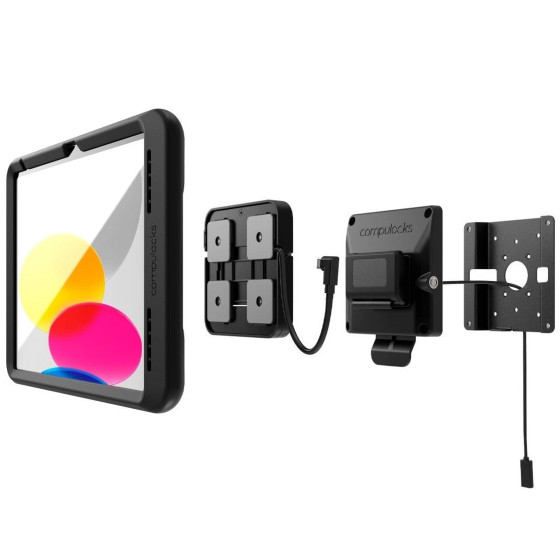 Support iPad Mural Amovible avec Charge sans fil et Transfert de données - Maclocks - PowerMove Wall