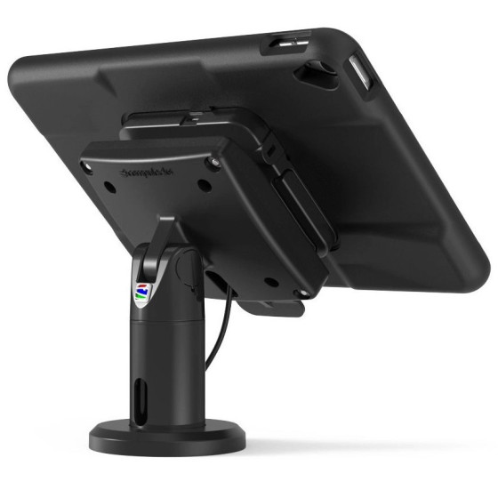 Borne iPad de table Amovible avec Charge sans fil et Transfert de données - Maclocks - PowerMove Rise