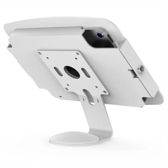 Borne iPad antivol de table ou mural , avec support fixe, Maclocks 111B102IPDSB 111W299PSENW