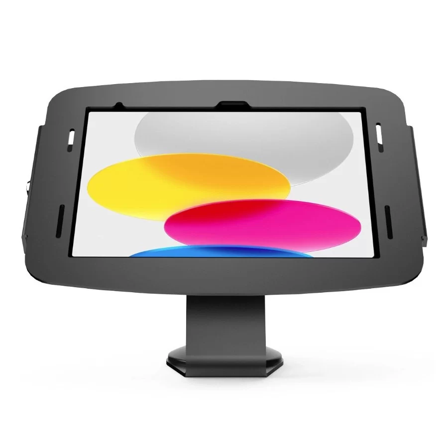 Borne iPad antivol de table ou mural , avec support fixe, Maclocks 111B102IPDSB 111W299PSENW