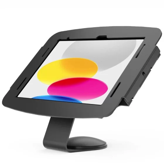 Borne iPad antivol de table ou mural , avec support fixe, Maclocks 111B102IPDSB 111W299PSENW