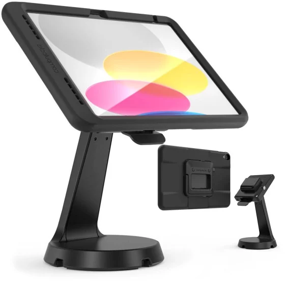 Support iPad de Table Amovible avec Charge sans fil et Transfert de données - Maclocks - Mast PowerMove