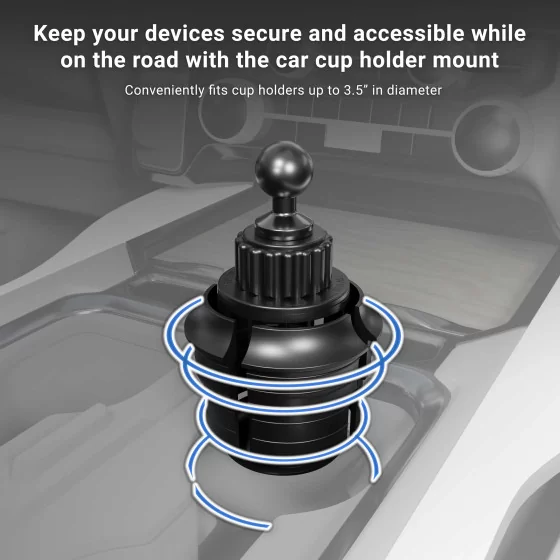 Support iPhone magnétique Porte-Gobelet Voiture