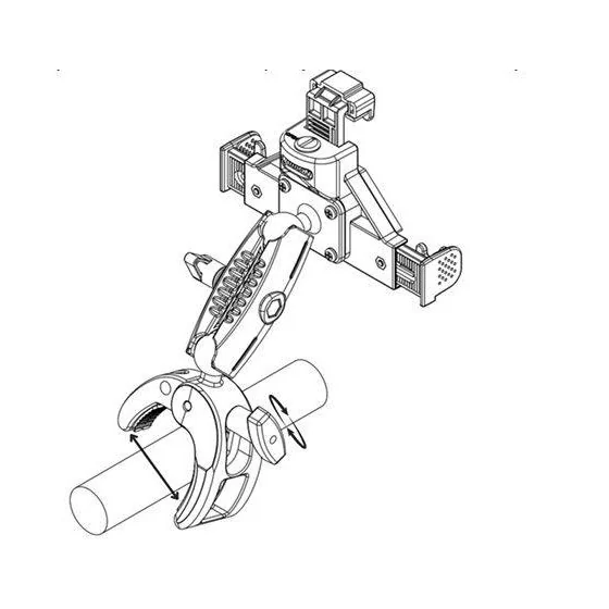 support telephone pince pour voiture et camion