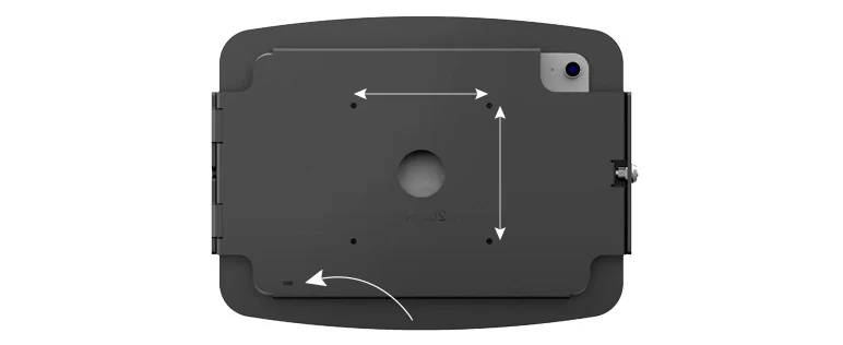 Support iPad sécurisé de table