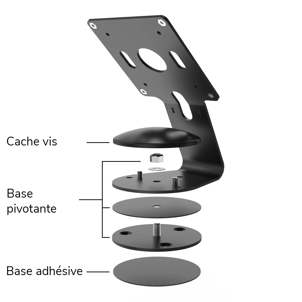 Support iPad sécurisé pour professionnels