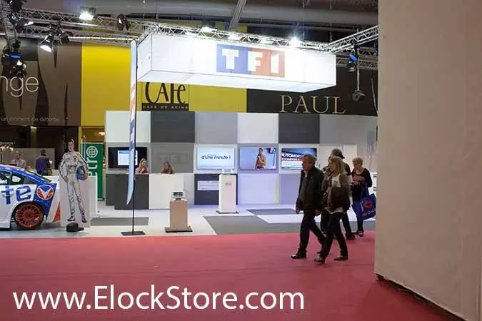 Antivol et pied ipad ElockStore au salon de l auto  Elocstore