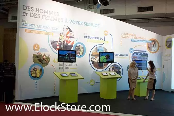 Antivol et pied ipad ElockStore au salon de l auto  Elocstore