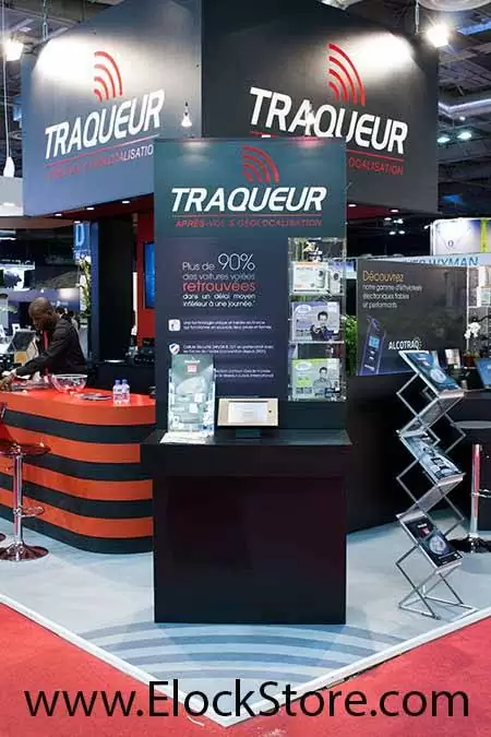Antivol et pied ipad ElockStore au salon de l auto  Elocstore