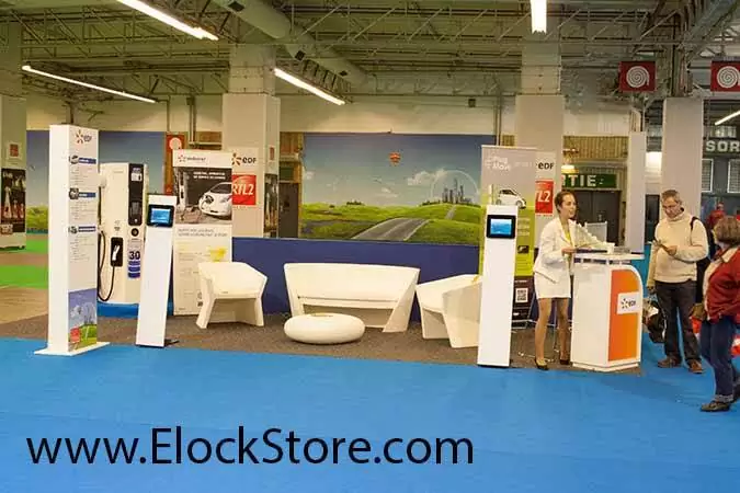 Antivol et pied ipad ElockStore au salon de l auto  Elocstore