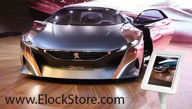Antivol et pied ipad ElockStore au salon de l auto  Elocstore