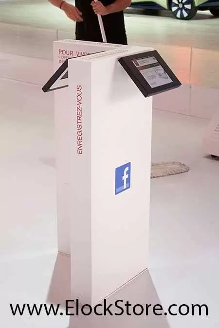 Antivol et pied ipad ElockStore au salon de l auto  Elocstore