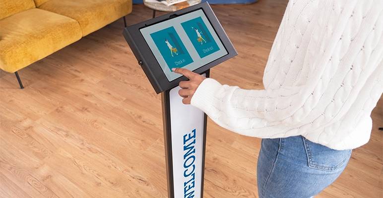 Pied iPad Borne Personnalisable