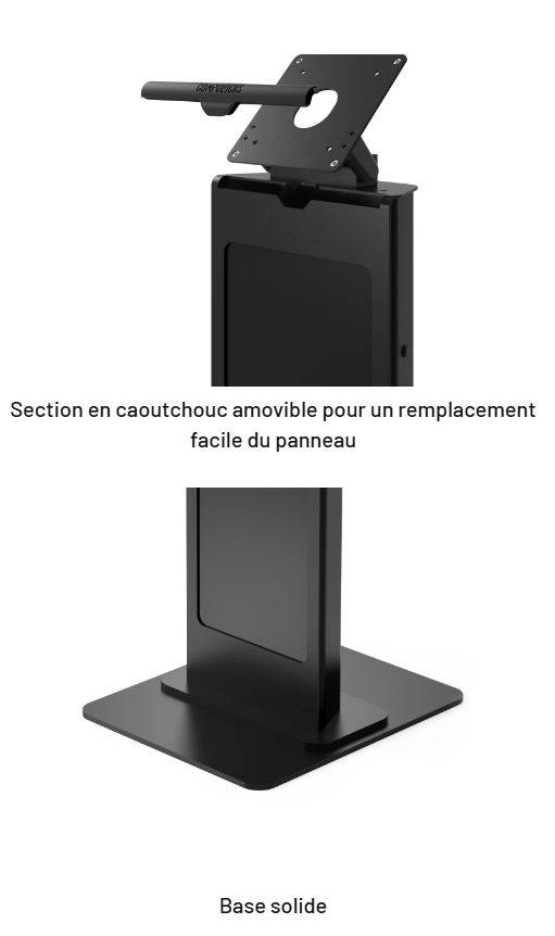 Pied écran Personnalisable