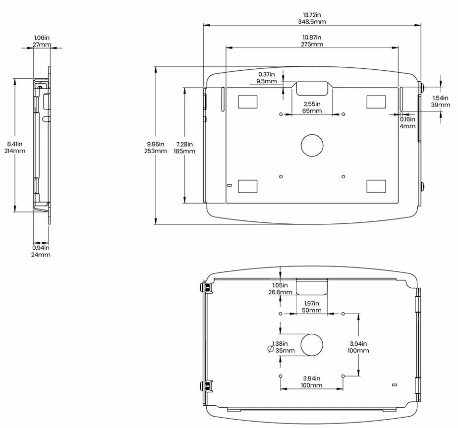 Bras Flexible pour Microsoft Surface et Coque Antivol - Compulocks