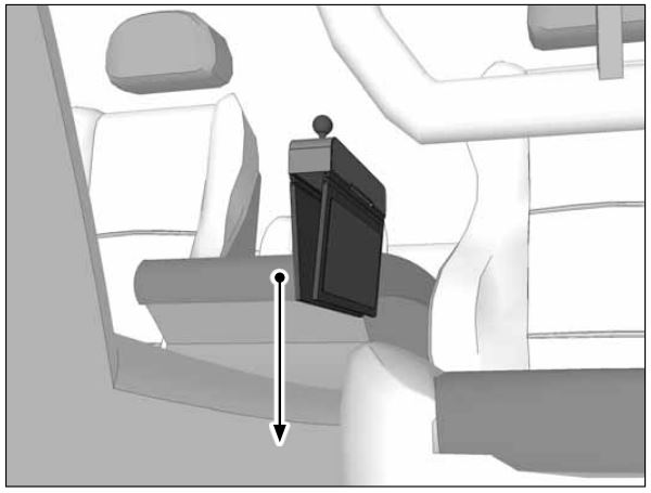 support smartphone vide-poche siège de voiture
