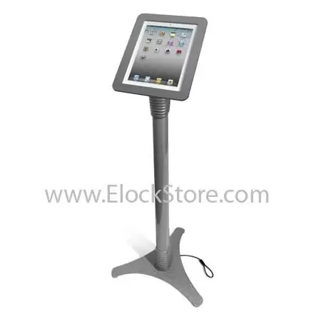 totem pied iPad galaxy surface sur pied ajustable Maclocks compulocks elockstore surfaceenclosure galaxyenclosure ipadenclosure bouncepad