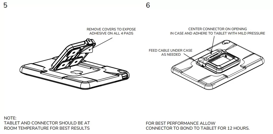 Support Vesa iPad avec Charge sans fil