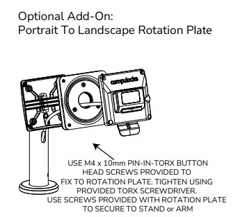 Borne iPad de table Amovible avec Charge sans fil et Transfert de données - Maclocks - PowerMove Rise