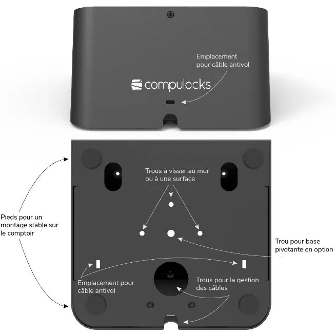 Support Console Capsule Vesa - seul - Compulocks