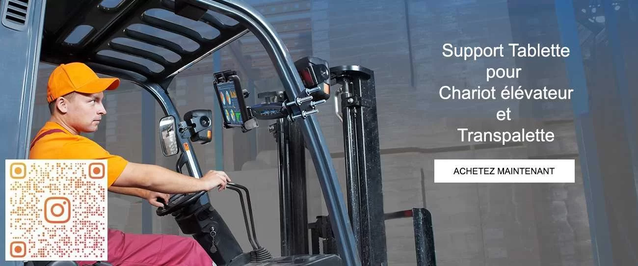 Support Tablette chariot élévateur