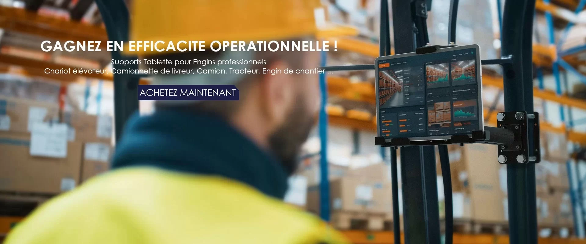 Support Tablette pour Chariot Elévateur Arkon France
